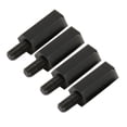 thumbnail image 3 of Nylon Female Spacer, Fastener Hardware Male-Female 100pcs Round Head Nut Plastic  For Computers Replace, 3 of 8