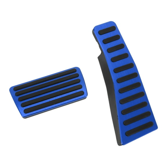 Unique Bargains 2 Pcs Foot Pedal Pads Foot Accelerator Pedal Covers for Honda Civic 2006-2009 Aluminum Alloy Blue