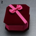 thumbnail image 3 of Opvise Bowknot Decor Necklace Ring Earrings Show Case Display Storage Jewelry Gift Box, 3 of 7