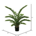 thumbnail image 2 of Vickerman 52" Potted Green Zamifolia Artificial Bush., 2 of 5