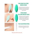 thumbnail image 3 of TUITOONM Nose Cleaning Brush Double Sided Blackhead Remover Tool Gentle Deep Pore Cleanser Effective Skin Care Exfoliator for Clearer Smoother Nose Skin Beauty Implement, 3 of 6