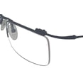 thumbnail image 6 of New Balance Mens Eyeglass Rectangle Rimless Metal NB 356 3 Gunmetal. 53mm, 6 of 6