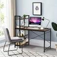 thumbnail image 4 of Gymax 47.5'' Computer Desk Writing Desk Study Table Workstation With 4-Tier Shelves, 4 of 10
