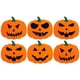 thumbnail image 3 of Posavasos Calabaza Fieltro para Halloween Manteles Individuales Antideslizantes Casera Color Naranja 6 Uds., 3 of 4