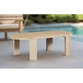 thumbnail image 5 of Pemberly Row Outdoor Solid Teak Wood Natural Look Coffee Table, 5 of 5