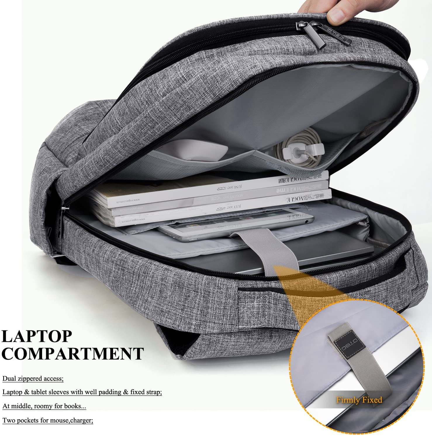 dtbg nylon laptop backpack