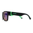 thumbnail image 4 of Kush Mens Color Mirror Iconic Sport Horn Rim Sunglasses Green, 4 of 4