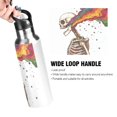 thumbnail image 4 of Yayeee 20oz Insulated Water Bottle Double Wall Stainless Steel with Flip Straw Lid, Colorful Skeleton, 4 of 7