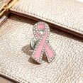 thumbnail image 4 of Guardurnaity 10 pines oficiales de la cinta rosa para la concienciación sobre el cáncer de mama. Ideales para eventos benéficos y de Accesorios de disfraces, 4 of 6