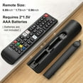 thumbnail image 5 of Universal Replacement Remote Control BN59-01315J for Samsung TVs, Compatible with All Samsung LCD, LED, HDTV, 3D and Other Smart TVs BN59-01315J BN59-01315A BN59-01301A BN59-01199F BN59-01303A, 5 of 7