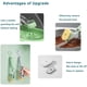 thumbnail image 3 of Cepillo para platos dispensador de jabón, esponja en barra para lavavajillas resistente que no raya, utilizada para limpiar el fregadero de la cocina $ cepillo para lavar platos, con dispensador de, 3 of 4
