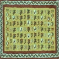 thumbnail image 1 of Ahgly Company Indoor Square Abstract Light Blue Contemporary Area Rugs, 6' Square, 1 of 4