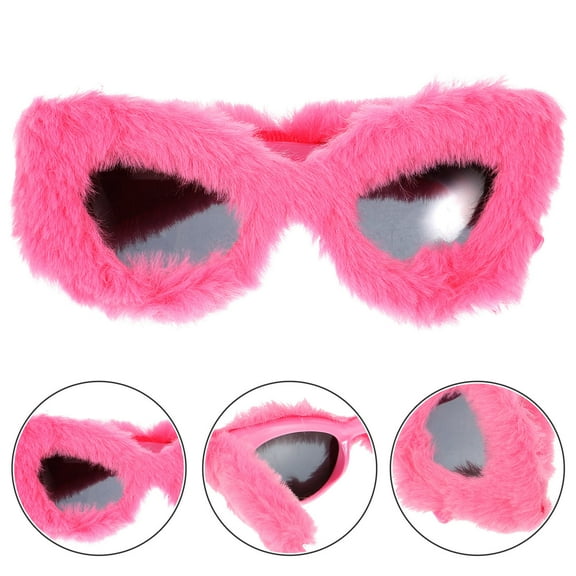 PAMINGONO 1Set Fashionable Cat Eye Sunglasses In Pink For Adult Women Costume Accessory
