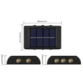 thumbnail image 3 of 2 uds colector Solar luces arriba y abajo lámparas solares impermeable interior exterior LED luz de pared para jardín Patio garaje camino de entrada, 3 of 8