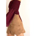 thumbnail image 3 of Ragstock Button Front Suede Skirt, 3 of 4