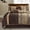 Brown, variant on Lanco 7 Piece Grey Gold Comforter Set, California King Size Jacquard Bedding Set, All Season Geometric Patchwork Bedding Set, Matching Pillows , Shams , Bed Skirt