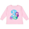 thumbnail image 3 of Inktastic Third Birthday Mermaid Girls Long Sleeve Toddler T-Shirt, 3 of 5