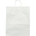 JAM Paper White Kraft Gift Bags,12 5/8 x 15 1/2 x 6, 1/Pack