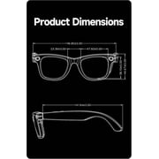 AI Smart Glasses, 800W Camera & 1080P Video, Smart Glasses with Camera and Bluetooth, AI Glasses for Calls & Musi,UV Protection,Anti-Blue Light Glasses Everyday Wear