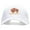 White, variant on Yellowstone Bison Solid Cotton Twill 5 panel Mesh Back Cap - White OSFM