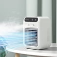 thumbnail image 2 of Mini Air Conditioners, 25W Rechargeable Portable AC Unit, Cooling Fan with 2 Speeds & Cool Air Spray, Small Room Air Conditioners for Bedroom, Office, Outdoor, 2 of 9