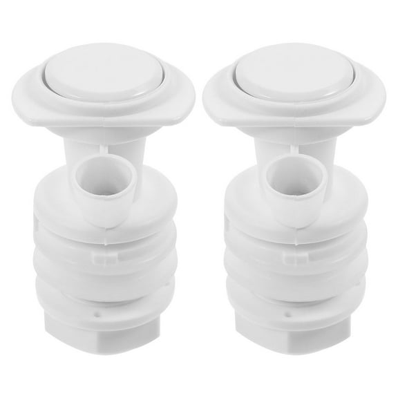 HOOWIFFY Replacement Water Spigot White Plastic 2Pcs for Water Jug