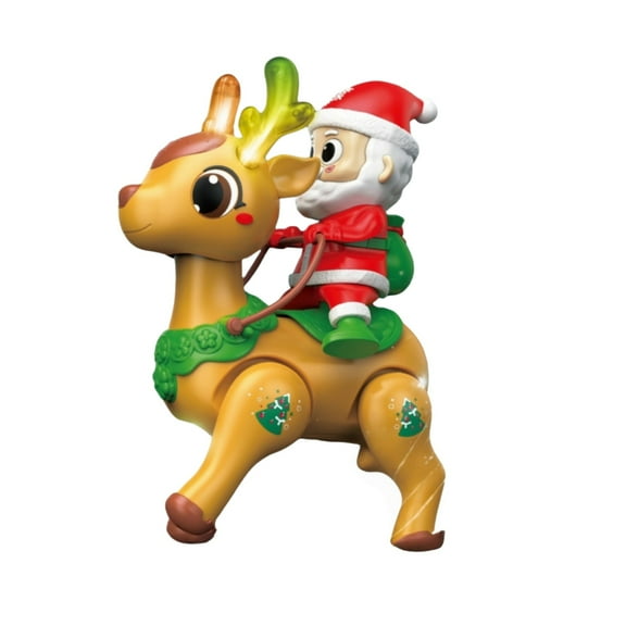 Christmas Musical Crawling Baby Toy with Light-Up Fun & Festive Sounds – Encourages Tummy Time Play for Development