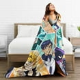 thumbnail image 4 of My Hero Academia Throw Blanket, Anime Blanket, Cozy Soft Lightweight Flannel Blankets For Couch Sofa Bed, 280 Gsm Plush Fuzzy Blanket, 4 of 9