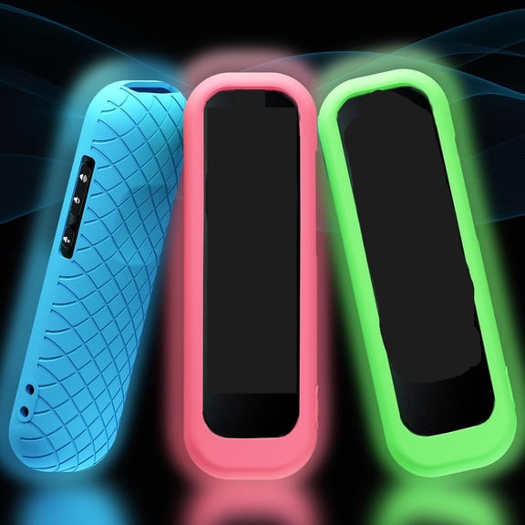 LADYGYM 3 Pack Silicone Case for Remote,Cover for Tv Steaming Stick/Express Universal Replacement Controller Silicone Sleeve Skin Glow in the Dark(Blue/Green/Pink)