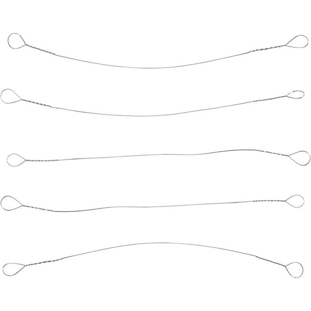 FYBTOF 5 Pack Silver Cheese Slicer Wire Replacement Stainless Steel Cutting Cut Line Replaceable Spreader Wires Set Splitter Butter for Baking Home Accessories Cheese Knives Specialty Knives-3303