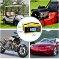 thumbnail image 6 of AUTOUTLET Upgraded 8 Volt Battery Charger for Golf Cart Automotive Battery Charger and Maintainer 0-10A with Cable Clamps for 6/8/12/14/16/24V Lead-Acid Batteries, 6 of 8