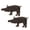 2PK Brown Javelina, variant on Tuffy® - Mighty® Chipmunk Ultra Durable Plush Dog Toy with Multiple Layers & Multiple Seams