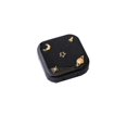 thumbnail image 1 of Fashion Planet Contact Lens Case Portable Contact Lens Box Kit with Mirror(Rocket), Black, 1 of 6