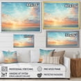 thumbnail image 4 of Designart "Orange Sky euphony Of Horizon" Nautical & Beach Canvas Art Print, 4 of 5