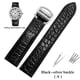 thumbnail image 3 of Correa de reloj de piel de cocodrilo para coche TANk SOLO RONDE DE Correa de reloj de piel de cocodrilo Correa de hebilla plegable Accesorios Pulsera, 3 of 5