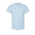 thumbnail image 5 of Gildan Short Sleeve T-Shirt for Men, Heavy Cotton Crewneck Classic Shirt, Light Blue Tee, 2XL, 5 of 5