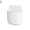 thumbnail image 2 of Manunclaims Remote Control Holders Wall Mount Adhesive Organizer Phone Wall Mount Holder Remote Control Storage Hole-Free Self Adhesive Storage Box for Office Home School Supply Organizer, 2 of 8