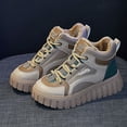 thumbnail image 4 of Fesfesfes Cotton Shoes Women's Models Winter Padded Thickening Water Proof Short Boots Padded Thick-soled Snow Boots Sports Ankle Short Boots Warm Cotton Shoes 6(37), 4 of 8