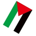 thumbnail image 3 of Bandera de Palestina con 2 ojales de latón Bandera de país de poliéster de color vivo con doble costura que no destiñe para decoración al aire libre 30x45cm/11,8x17,7 pulgadas, 3 of 5
