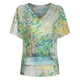 thumbnail image 3 of Pntutb moda adulta mujer cuello redondo manga corta tops camiseta estampados sueltos cortos Pntutb Pntutb-6939, 3 of 9