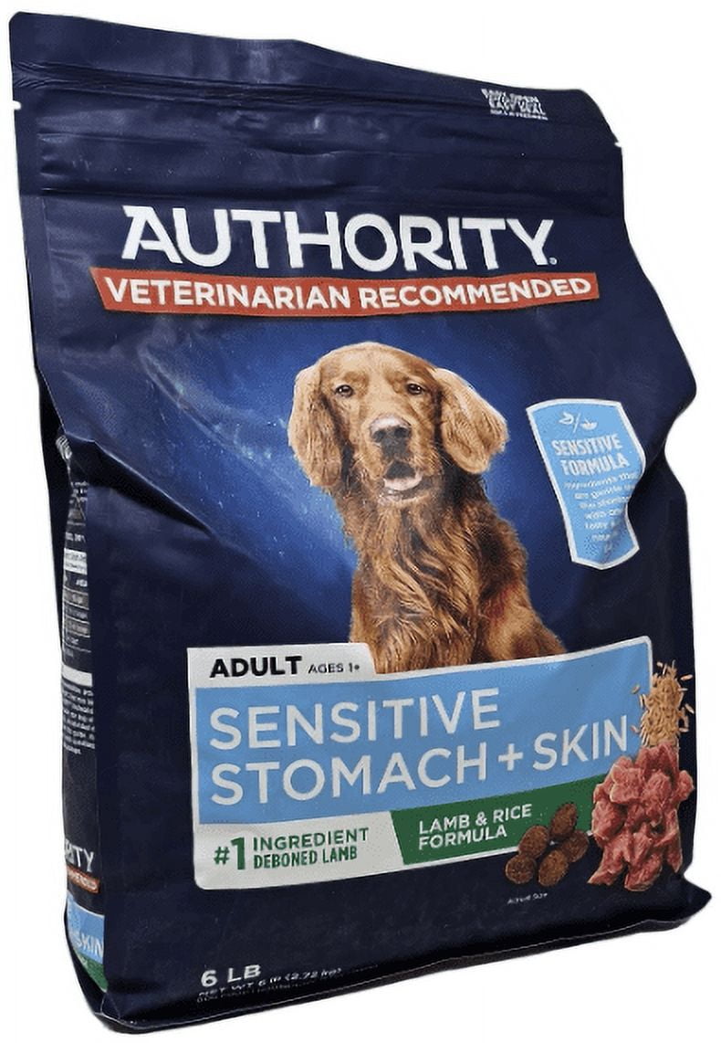 Authority Sensitive Stomach Skin Lamb and Rice Dry Dog Food 6 Pounds Walmart