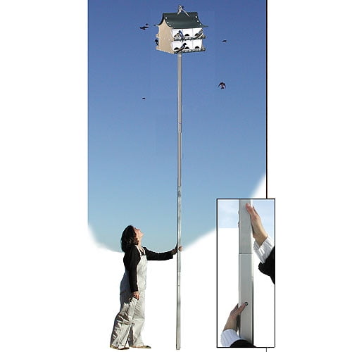 Birdhouse Accessories 12 Foot S&K Purple Martin Birdhouse Tri-Tel