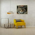 Abstract Cat Canvas Wall Art Vintage Animals Print Aristocratic Cat Art