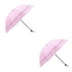 thumbnail image 2 of Monstrate Paraguas de sol Color sólido Lindo Exquisito Reemplazo europeo Portátil Impermeable Niñas Señoras Paraguas de viaje Rosa Rosa 2Conjunto, 2 of 6