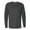 Black Heather, variant on Men's Essential Long Sleeve 60/40 Performance T-Shirt, Style 64LTTM