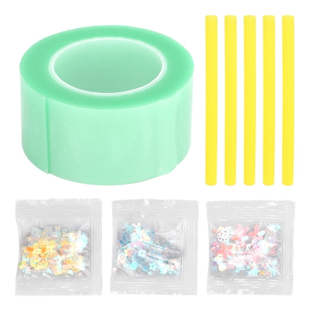 Nano Tape Bubble Toywith Straw, Nano Tape Bubble Kit Cinta de doble cara Bubble Toy Cinta elástica Globo Diseño aerodinámico
