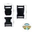 thumbnail image 2 of Country Brook Design® 5/8 Inch Contoured Black Side Release Buckles, 10 Pack, 2 of 5