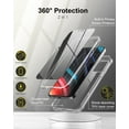 thumbnail image 3 of Suritch  Clear Case for iPhone 13 Pro with Privacy Screen Protector, Hard Shell, and Soft TPU, 3 of 7