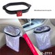 thumbnail image 5 of Bolsa de basura Irfora 1 pieza de bolsa de basura para coche, estante para bolsa de basura montada en coche, clip separado, con marco, fácil instalación con pasta trasera Irfora Bolsa de basura, 5 of 7