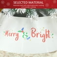 thumbnail image 4 of HOMCOM 26 Inch Christmas Tree Collar Ring, Stand Cover for Decor, White, 4 of 9
